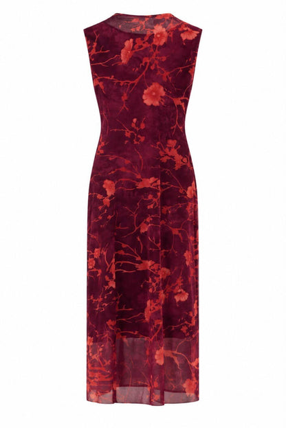 Vestido tul floral