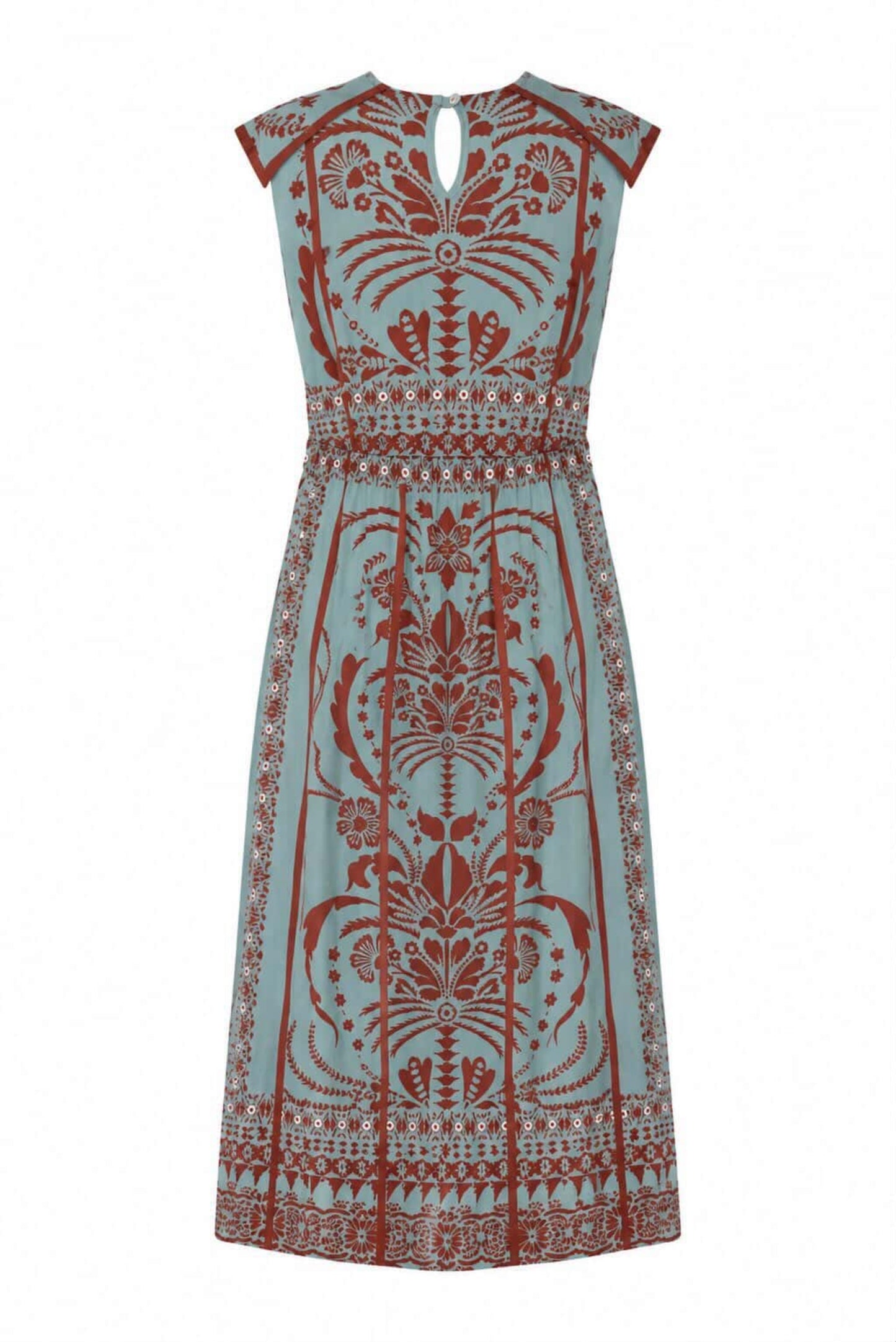 Vestido midi estampado