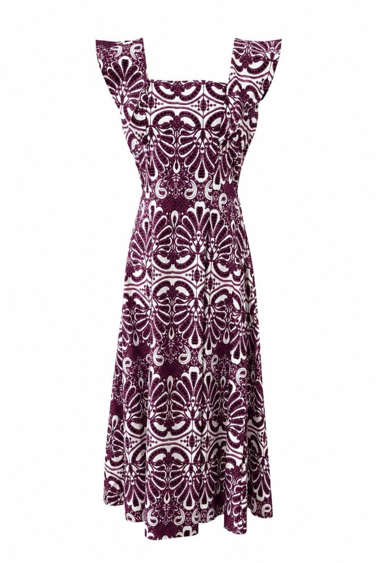 Vestido midi estampado