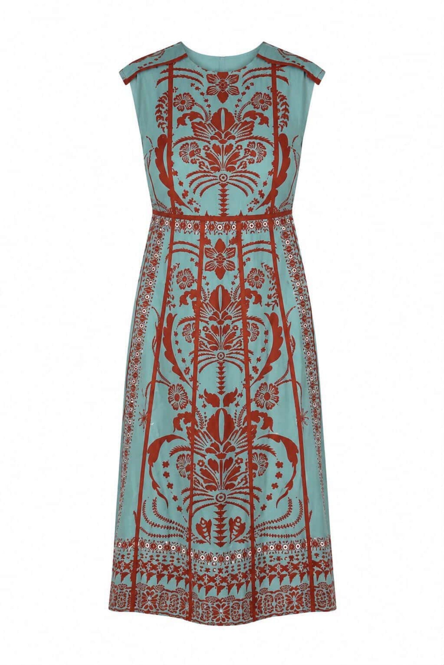 Vestido midi estampado