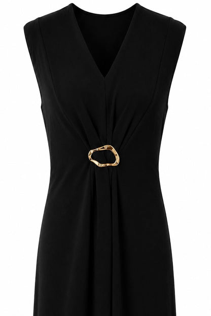 Vestido midi hebilla