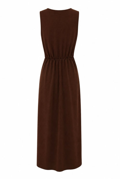 Vestido rústico hebilla