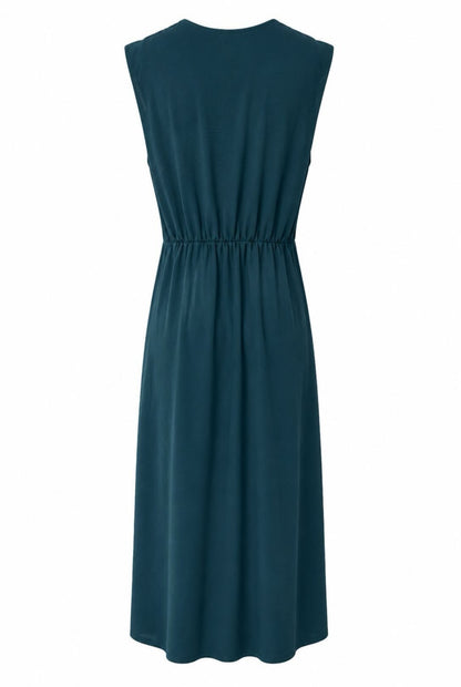 Vestido midi hebilla