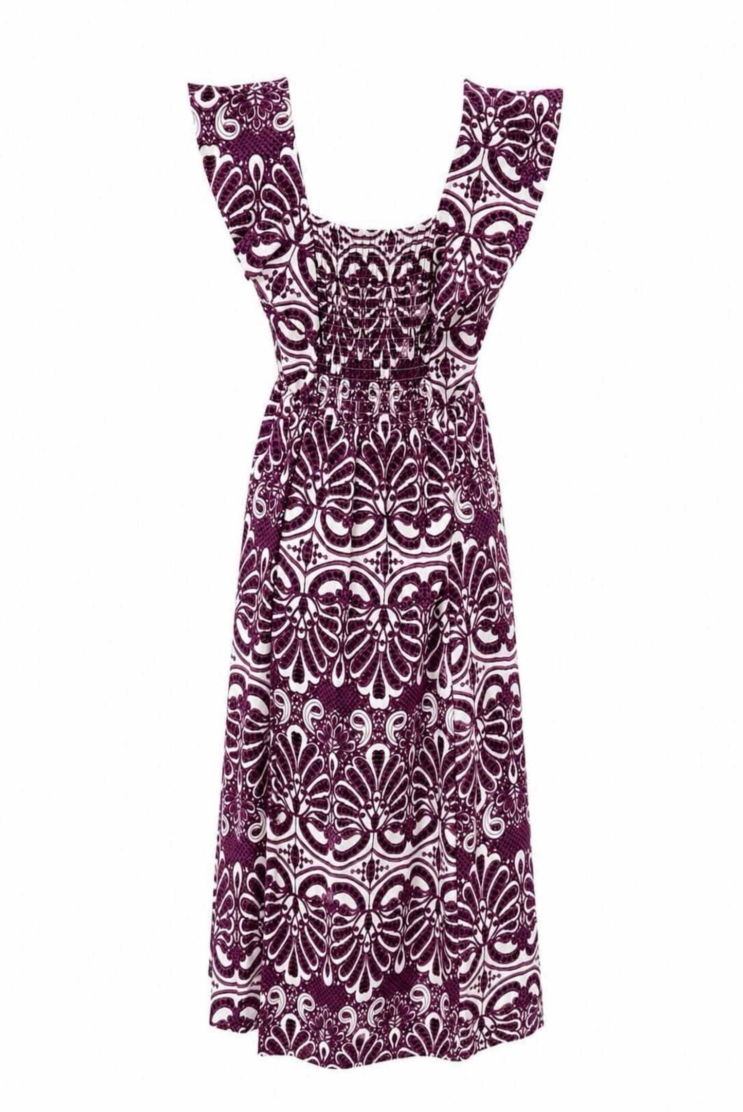 Vestido midi estampado