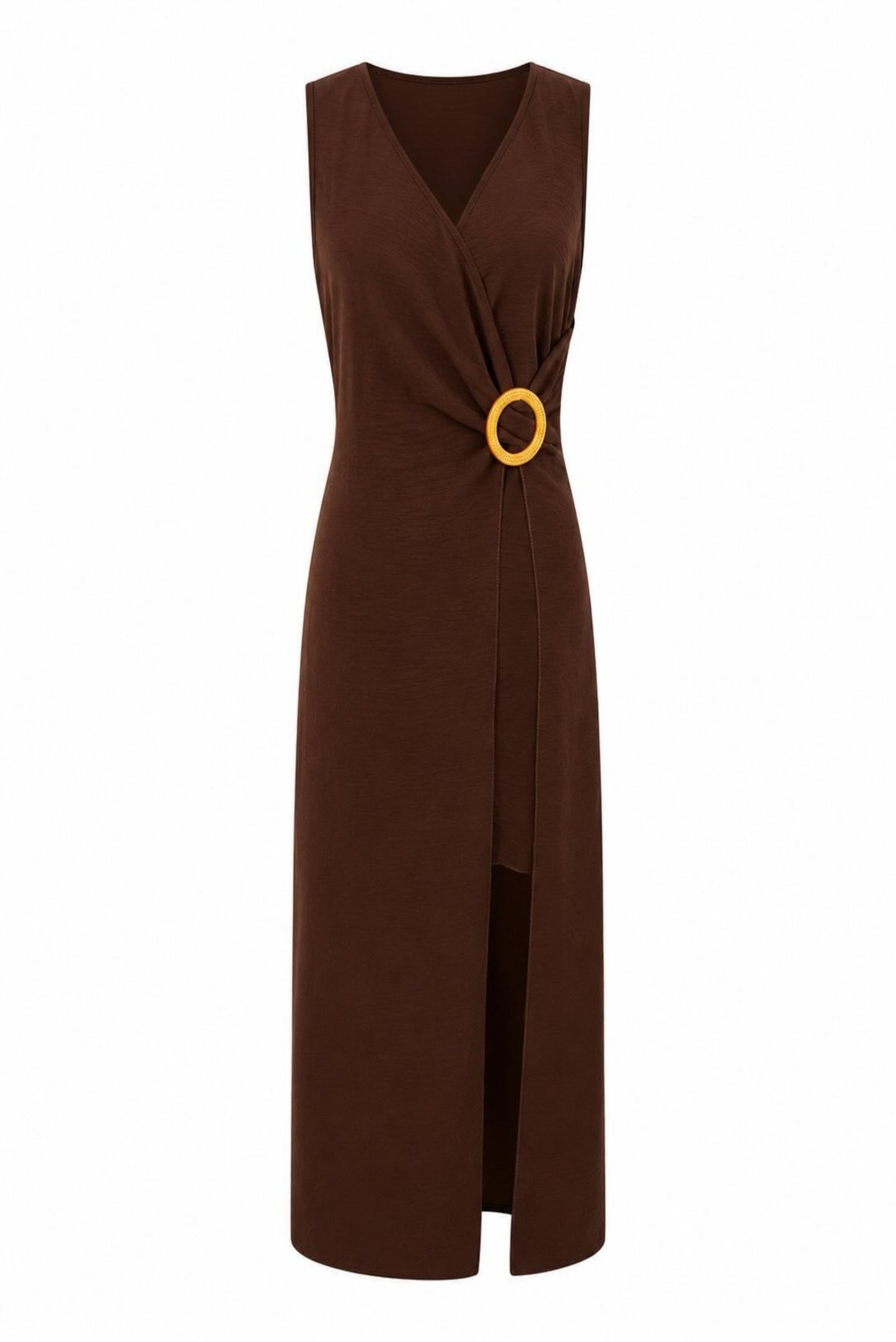 Vestido rústico hebilla