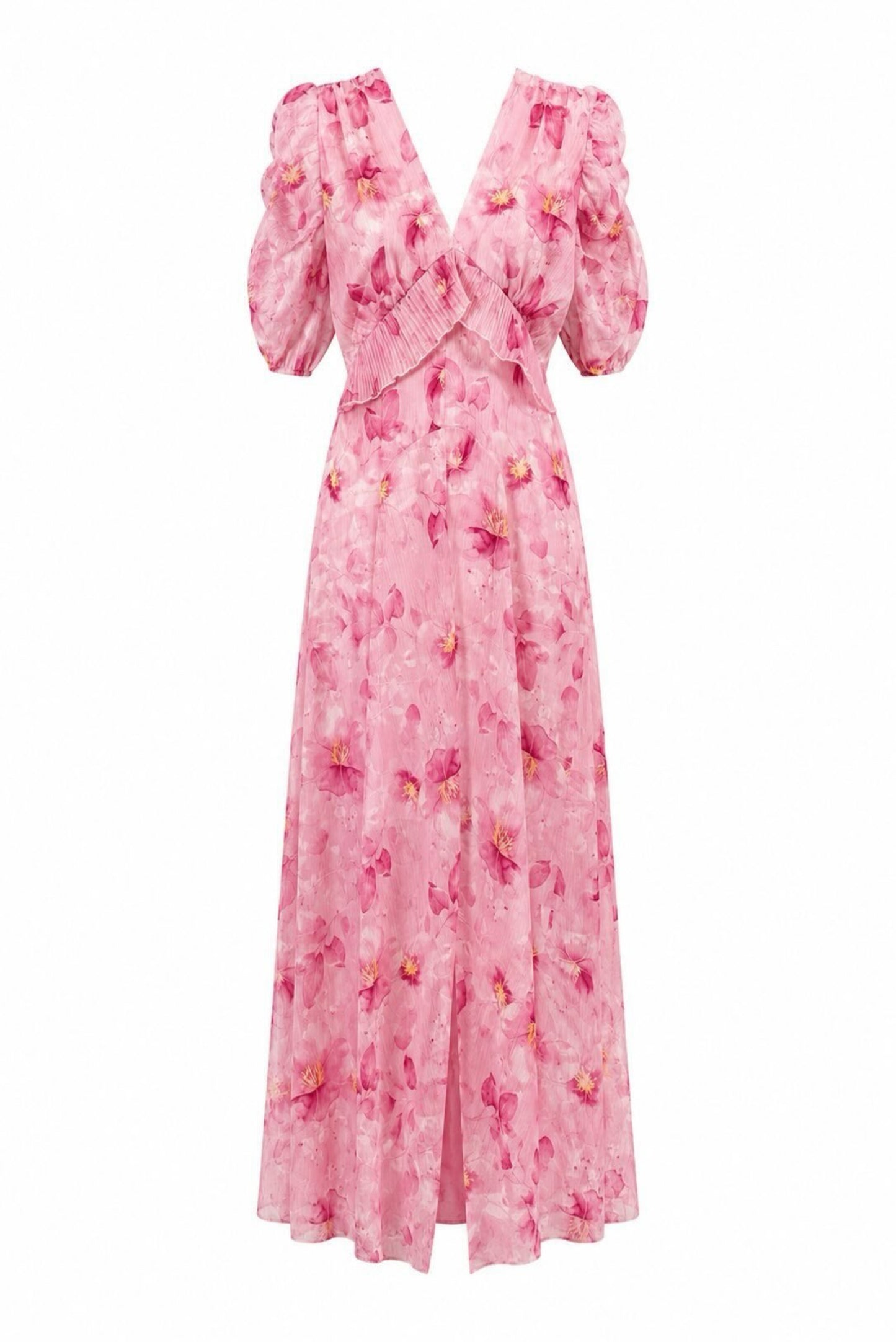 Vestido midi floral