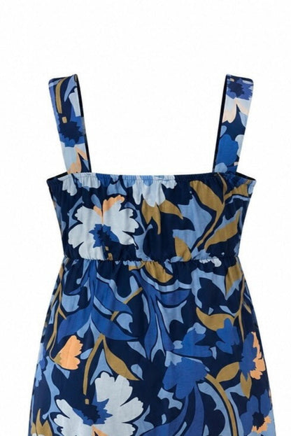Vestido midi flores
