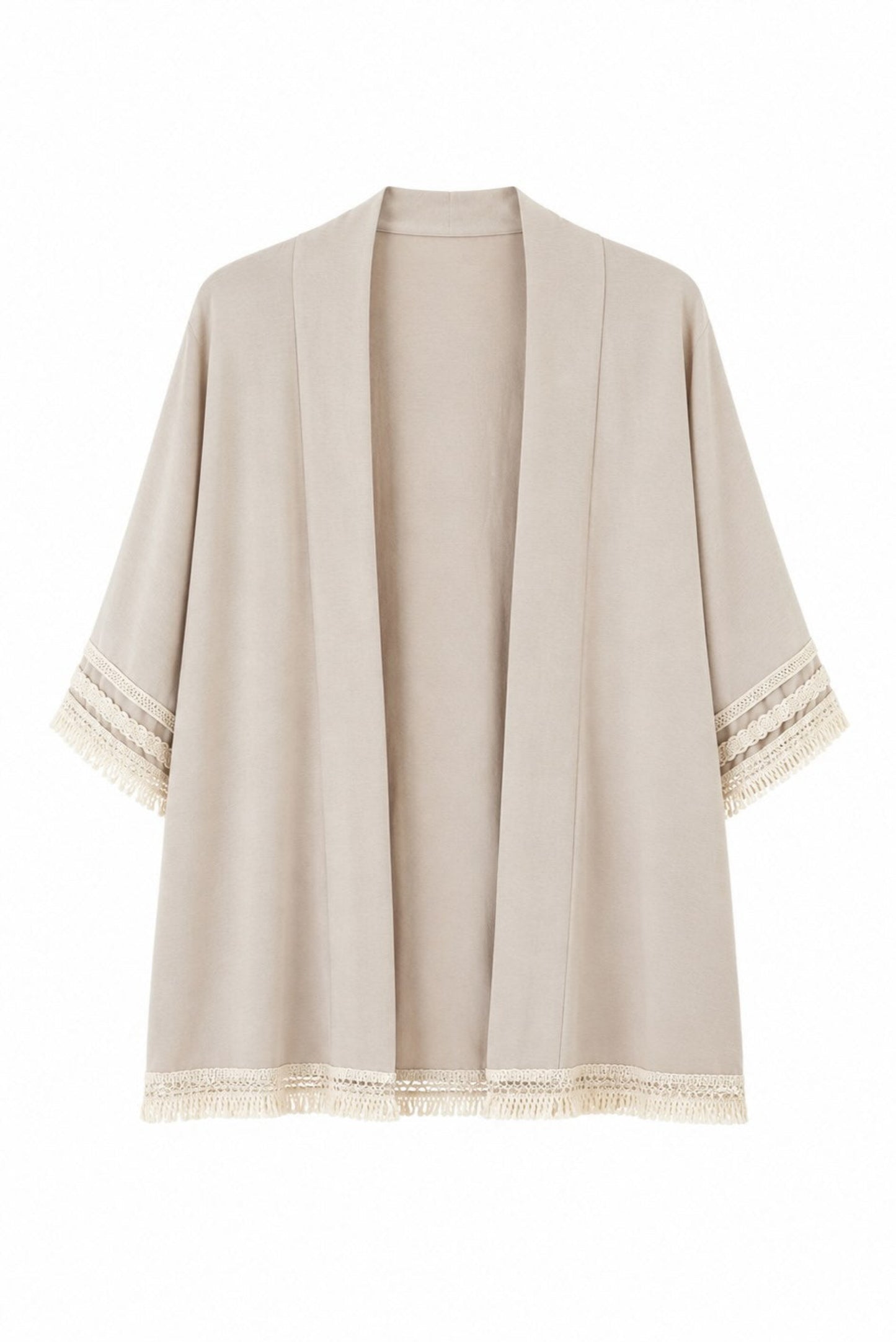 Kimono detalle flecos