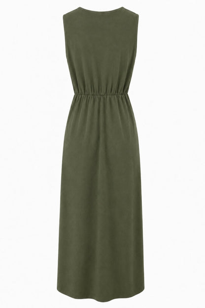 Vestido rústico hebilla