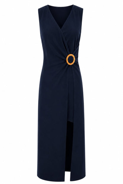 Vestido rústico hebilla