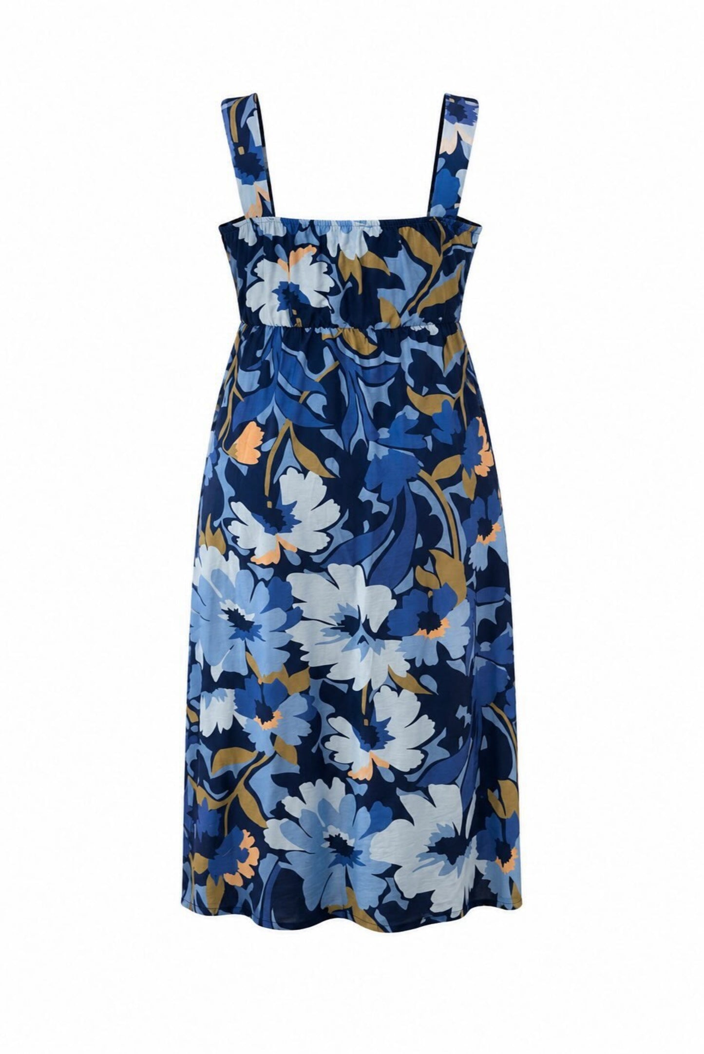 Vestido midi flores