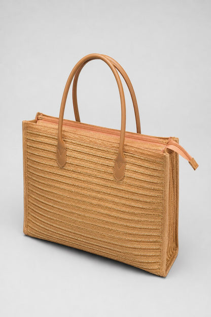 Bolso shopper rafia