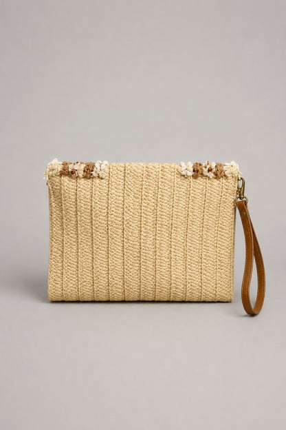 Bolso  rafia caracol