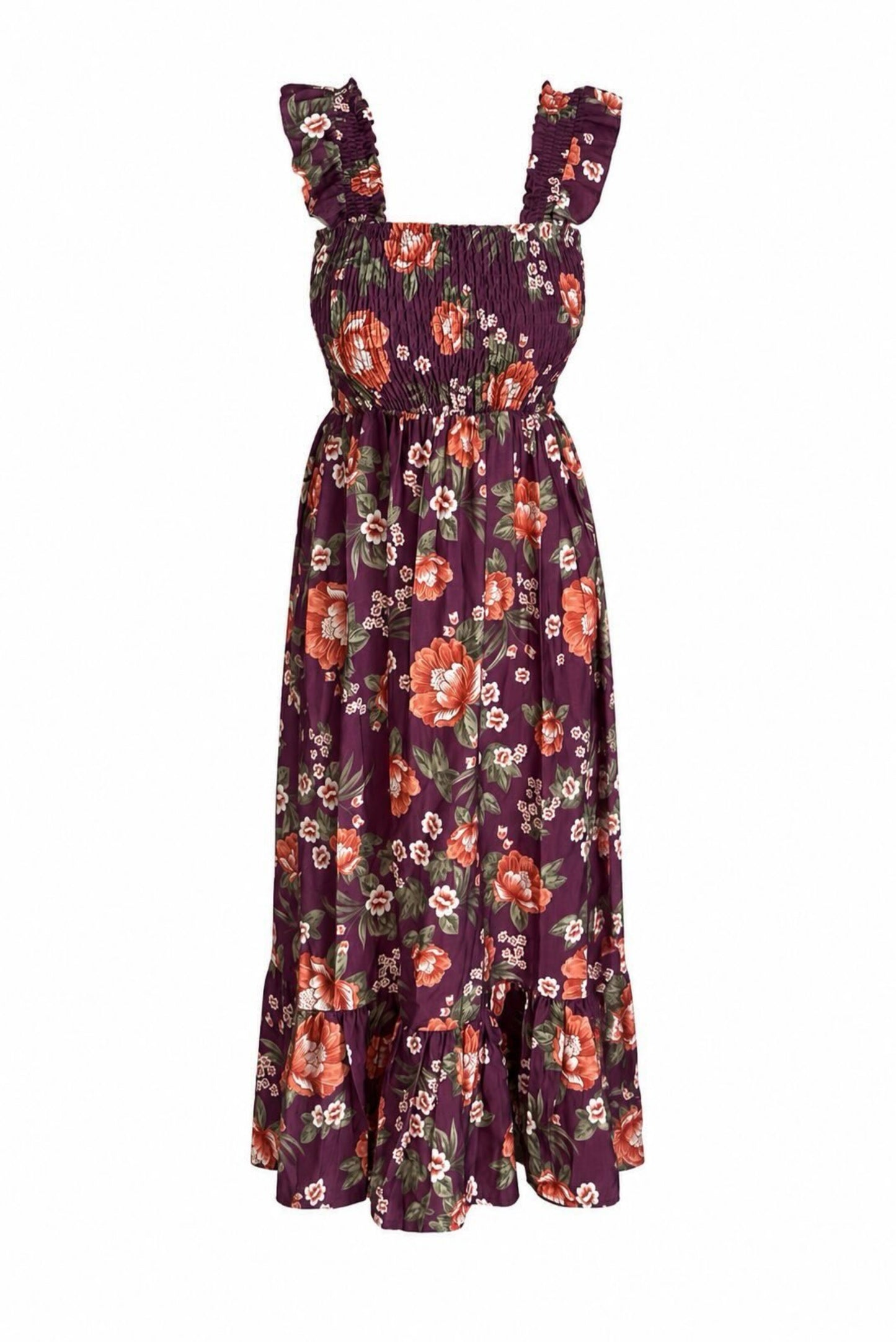 Vestido largo floral