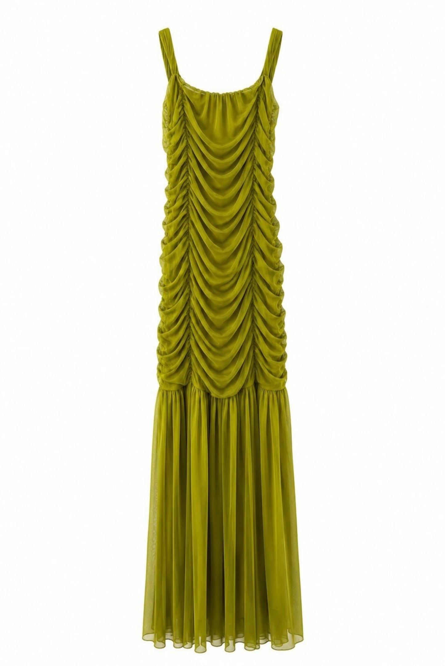 Vestido tul drapeado