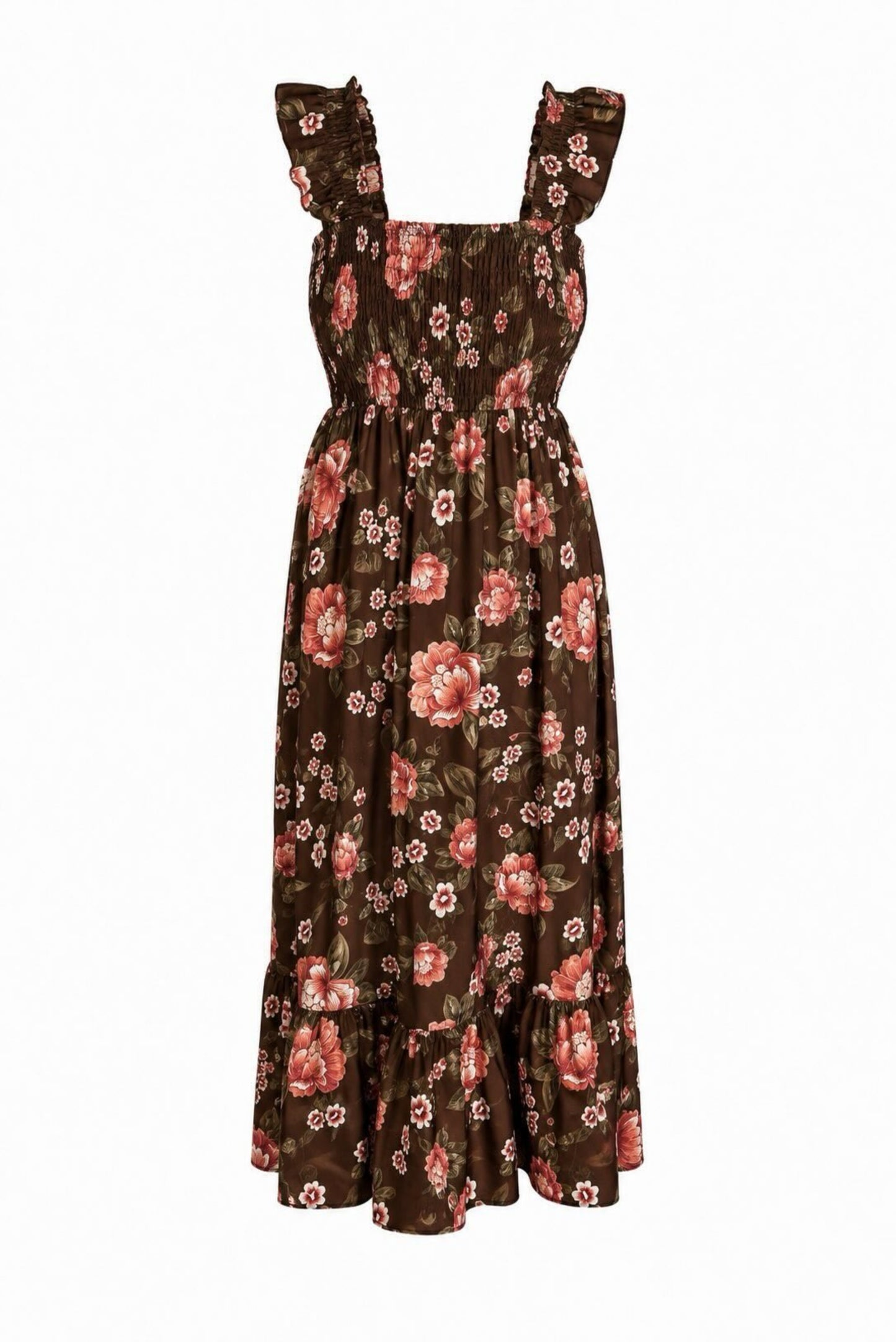 Vestido largo floral