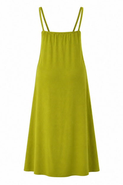 Vestido largo volantes