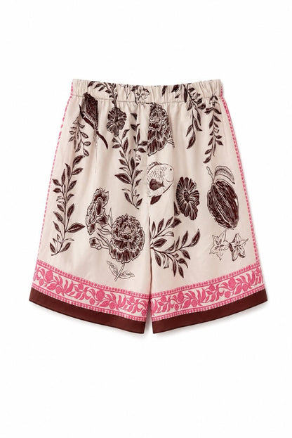 Conjunto short satinado