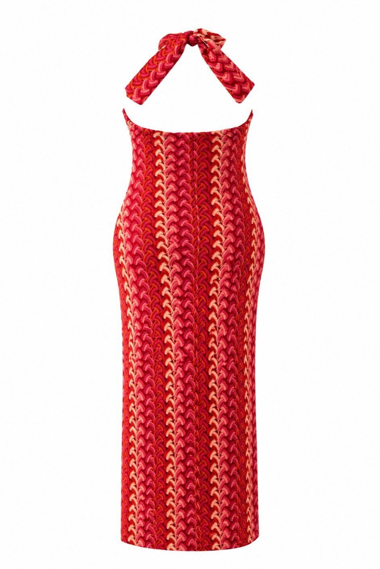 Vestido halter crochet