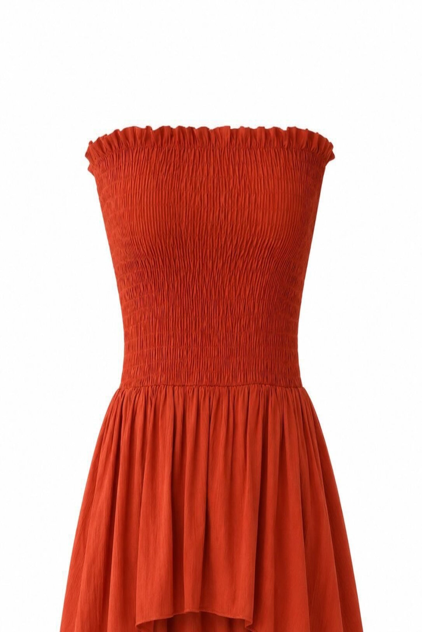 Vestido largo capas