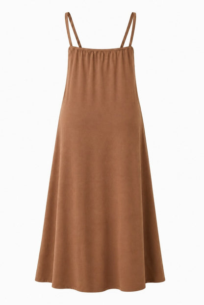 Vestido largo volantes