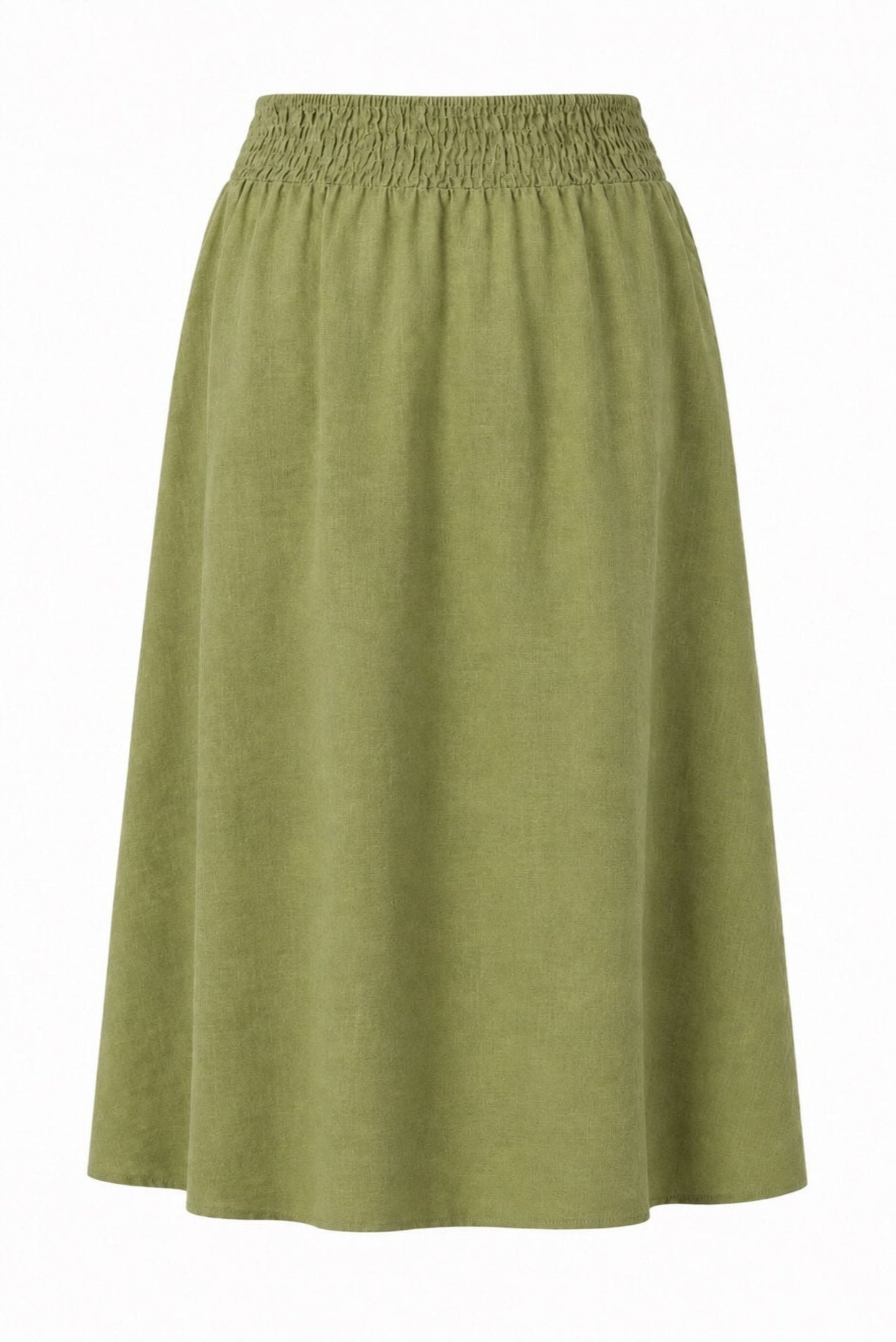 Falda midi  con botones