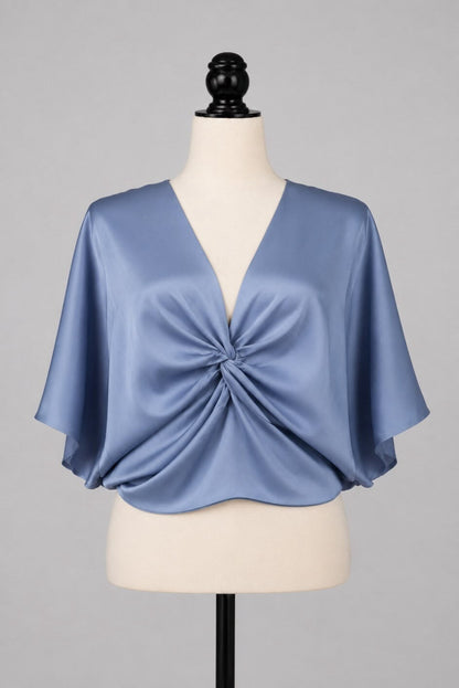 Blusa satinada fluida