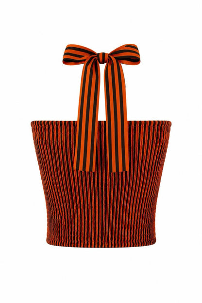 Conjunto halter rayas