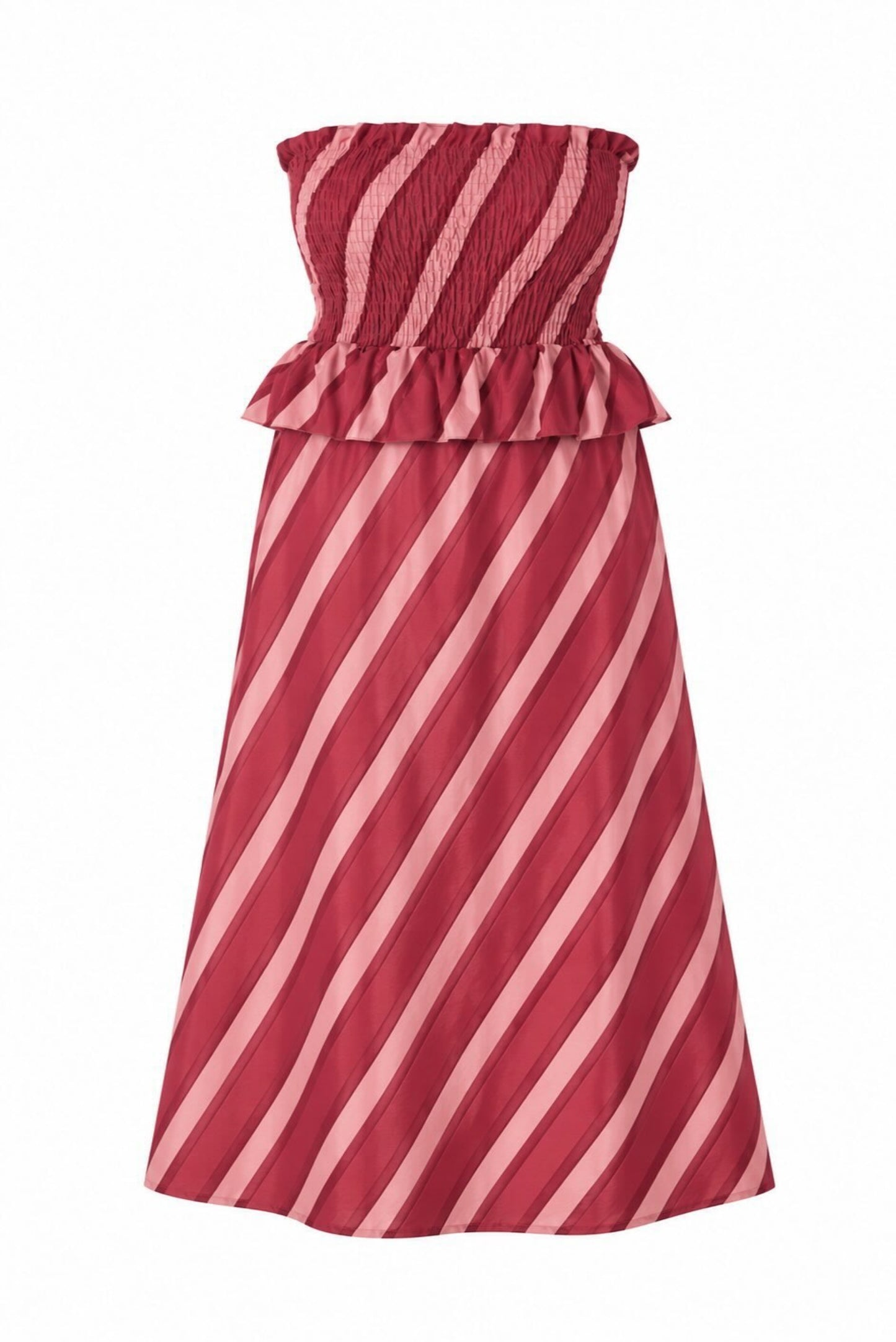 Vestido midi palabra de honor