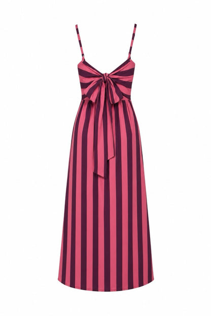Vestido midi nudo