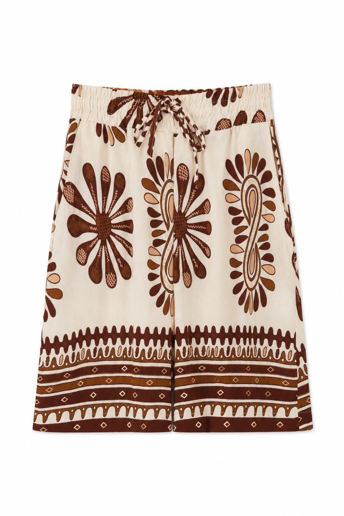 Shorts fluido estampado