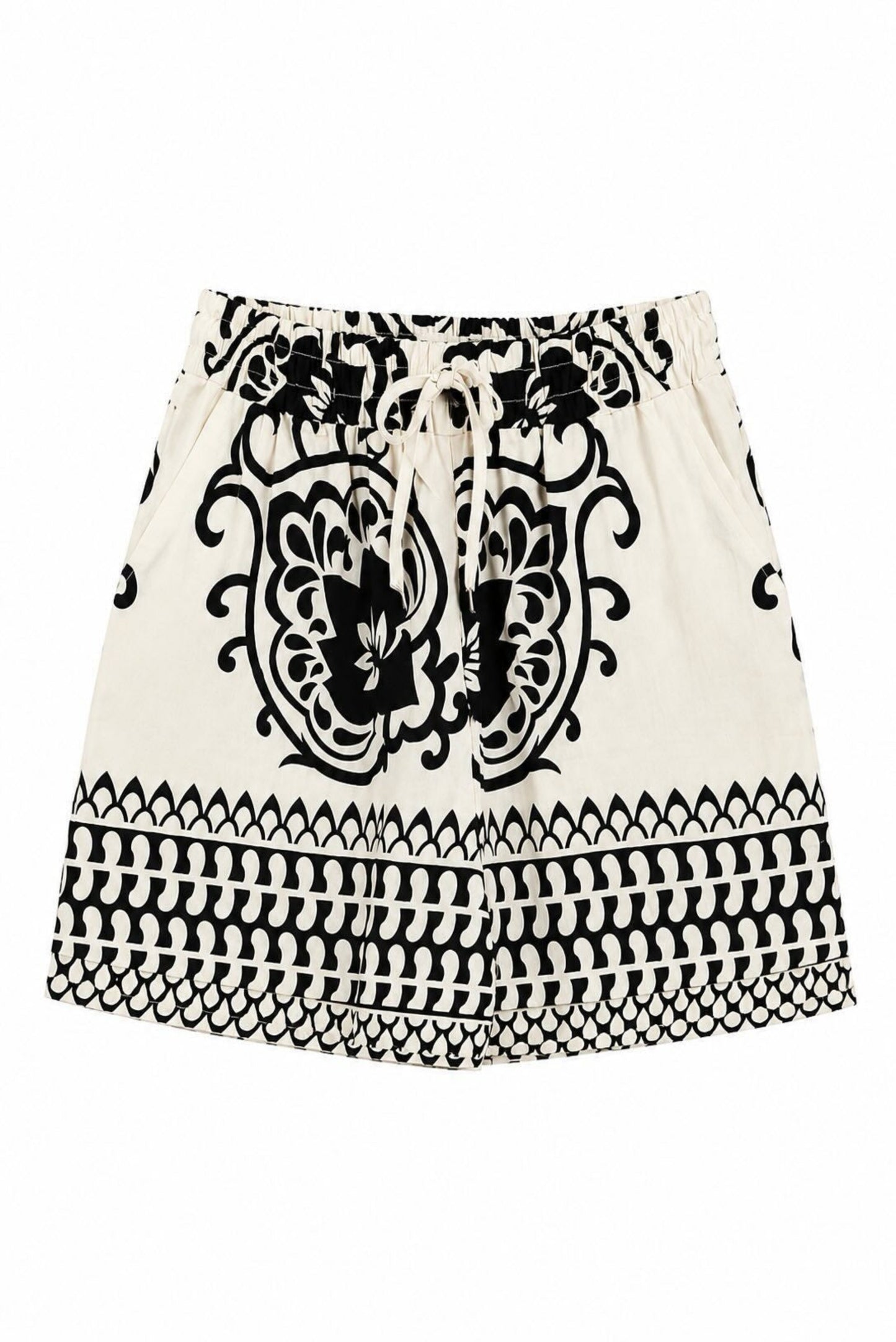 Shorts fluido estampado