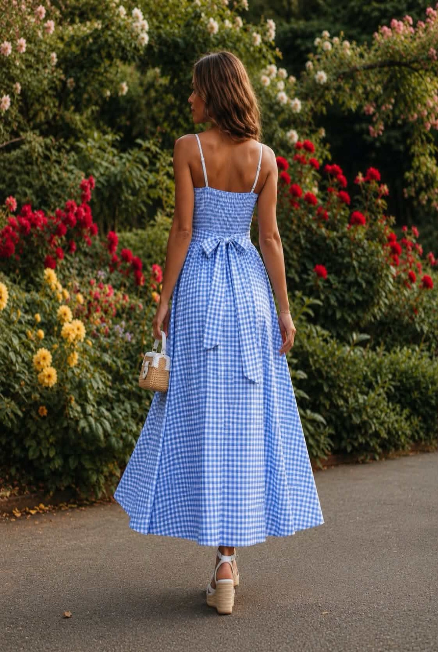 Vestido cuadro vichy