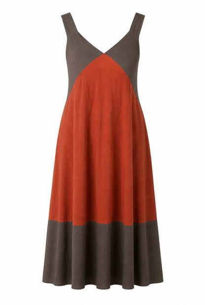 Vestido midi fluido