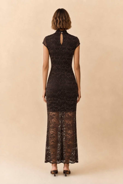 Vestido encaje oriental