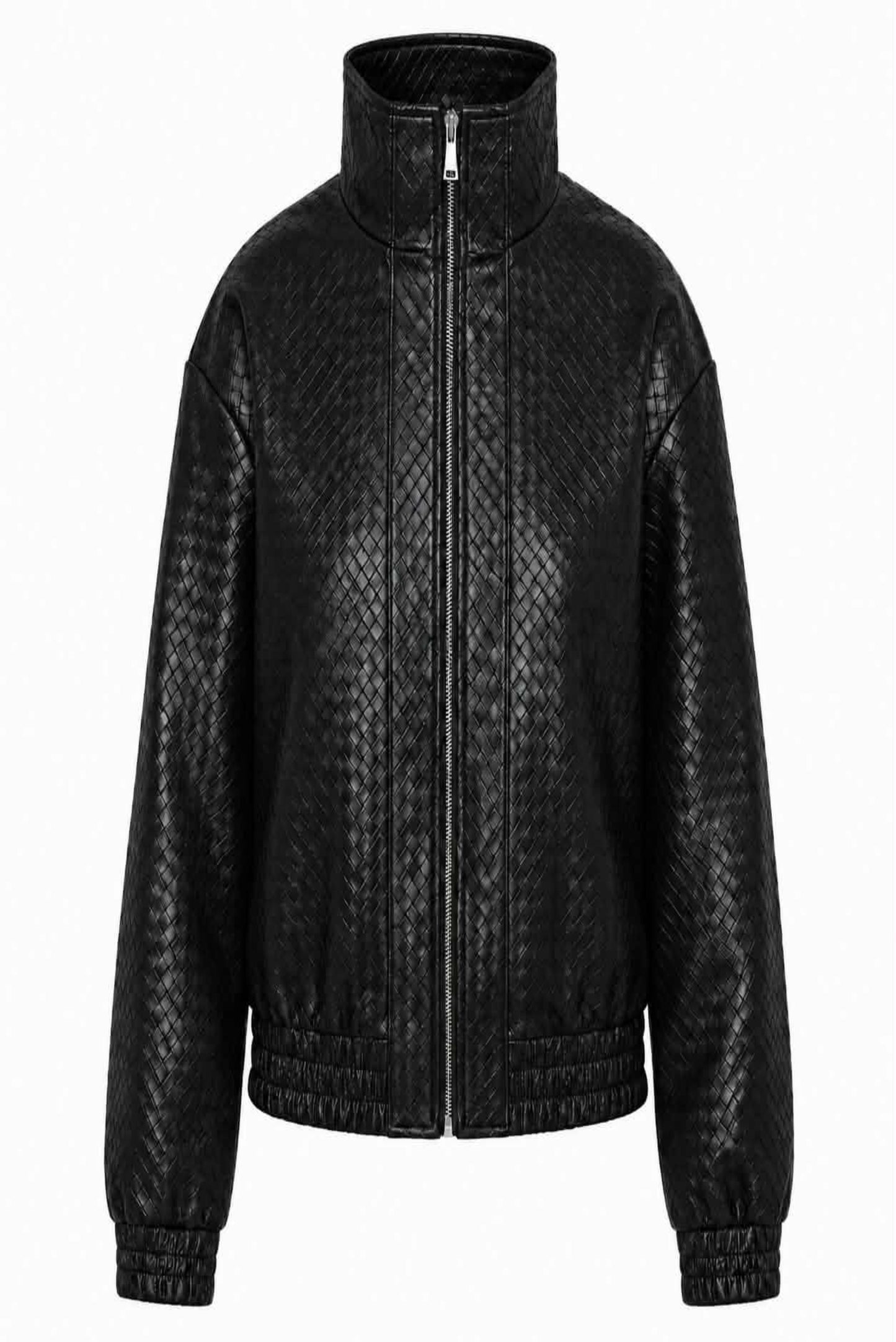 Chaqueta efecto piel