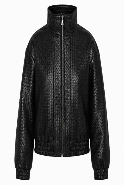 Chaqueta efecto piel