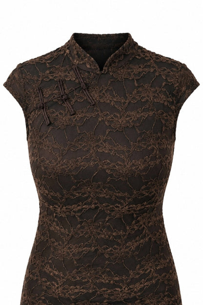 Vestido encaje oriental