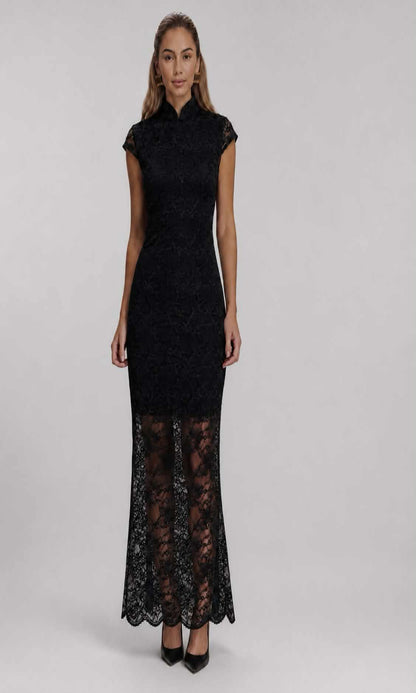 Vestido encaje oriental