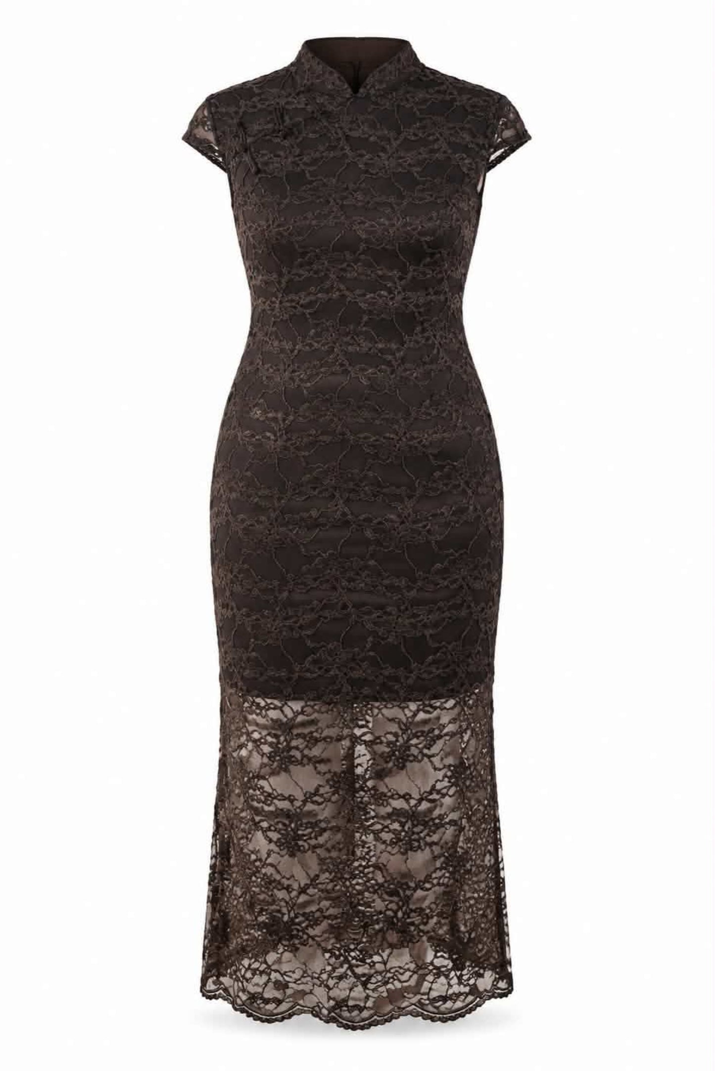 Vestido encaje oriental