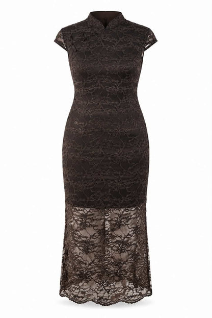 Vestido encaje oriental