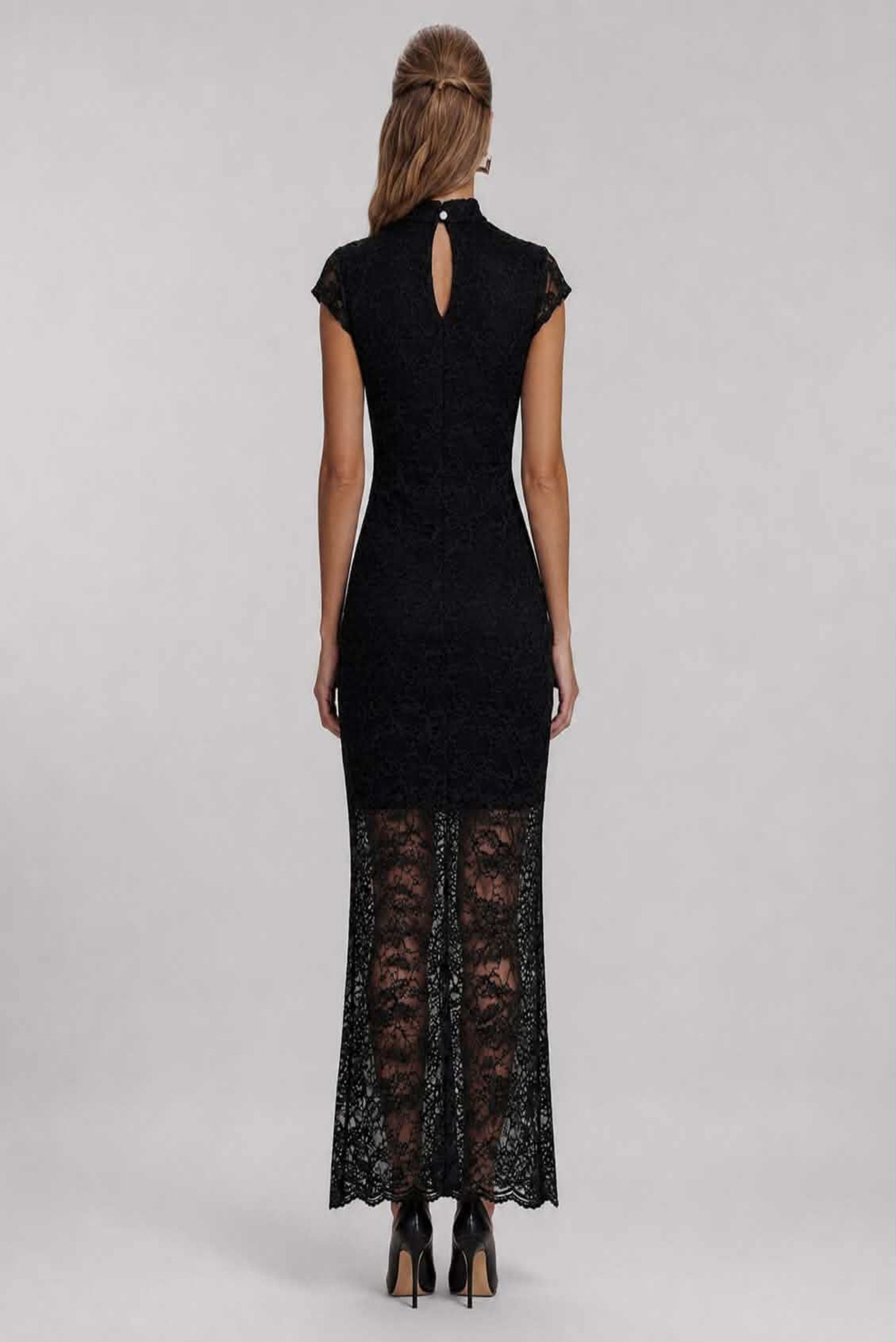 Vestido encaje oriental
