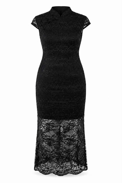 Vestido encaje oriental