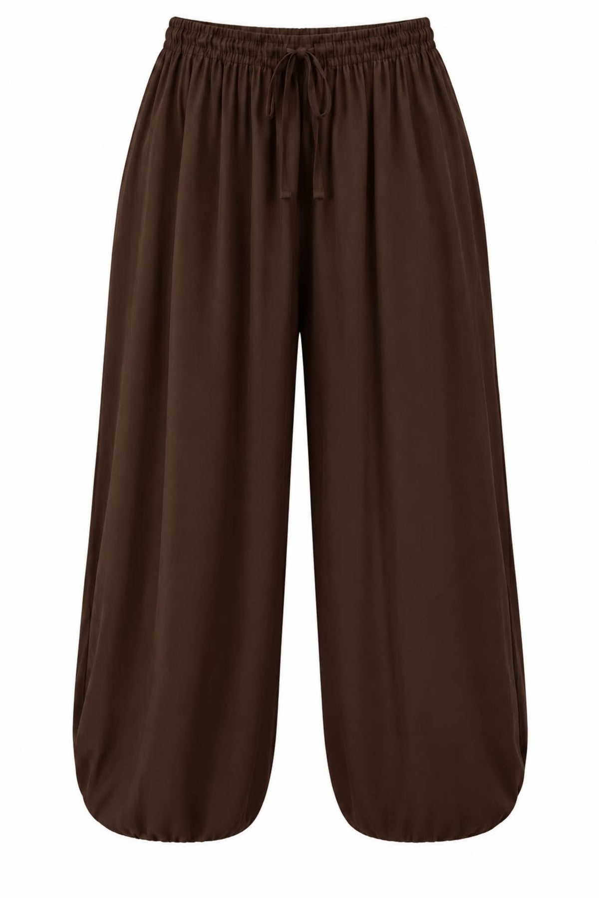 Pantalón bombacho fluido