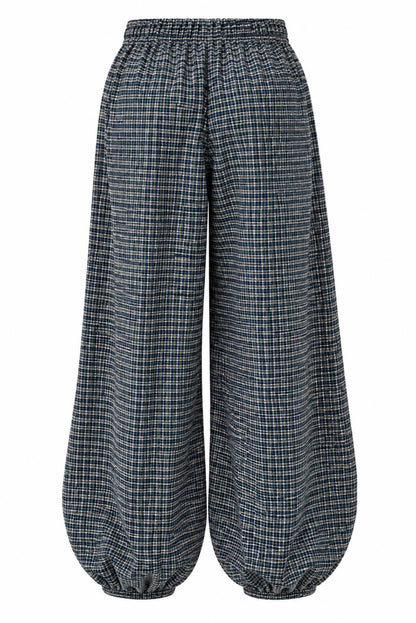Pantalón bombacho cuadros