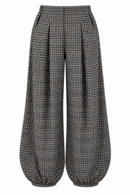 Pantalçón bombacho cuadros