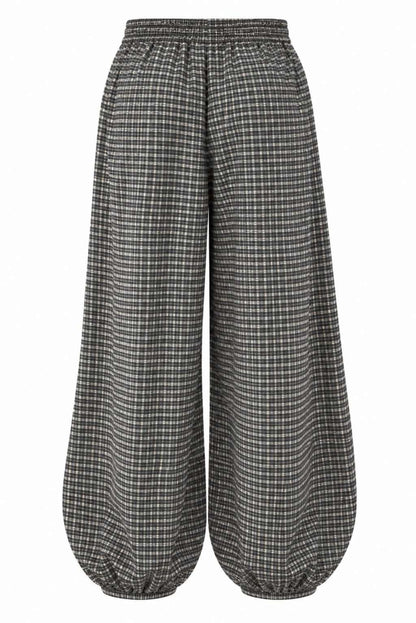 Pantalçón bombacho cuadros