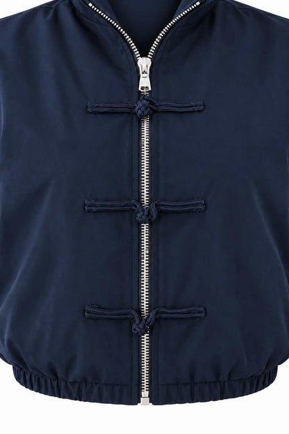 Chaqueta con cierres orientales