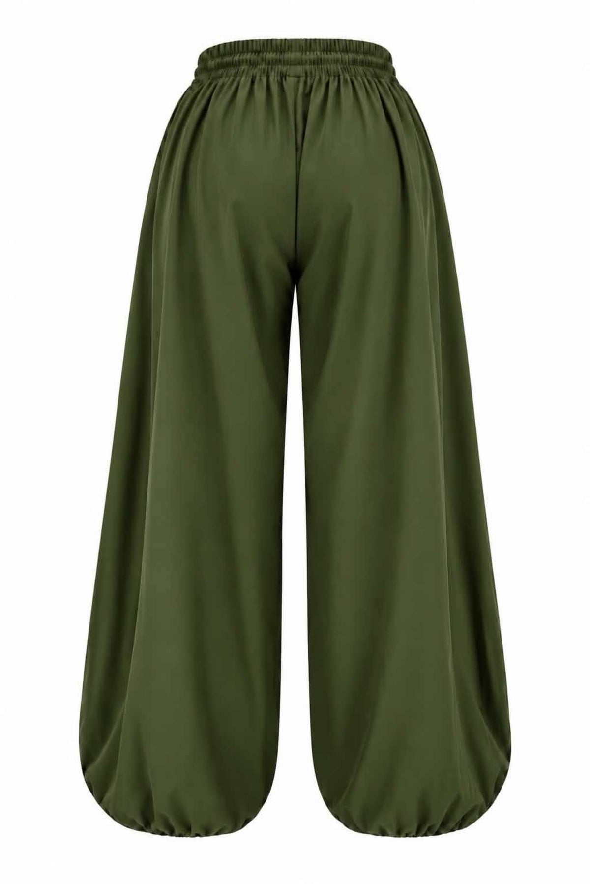Pantalón bombacho fluido