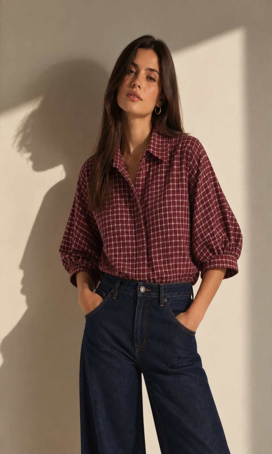 Camisa cuadros oversize